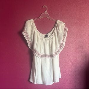 torrid embroidered off the shoulder top size 0x